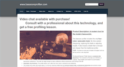 Desktop Screenshot of bassoonprofiler.com